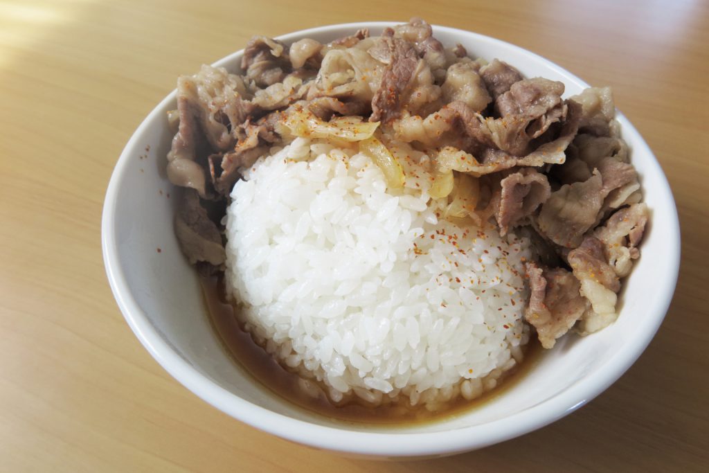 画像　牛丼